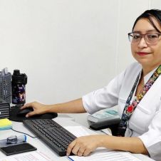 Minerva Villamil Conde, enfermera.
