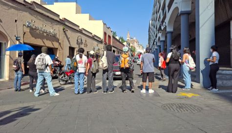 Marcha contra el aumento al pasaje.