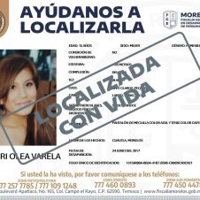 Merari Olea es localizada con vida