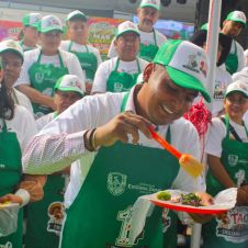 Santos Tavarez en el Festival del Taco