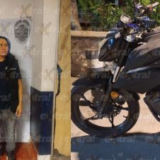 Detienen a sujeto en Ayala con una moto robada