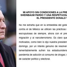 AMLO reaparece desde Palenque