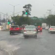 Encharcamientos en distintas zonas de Cuernavaca