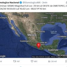 Sismo en Ometepec