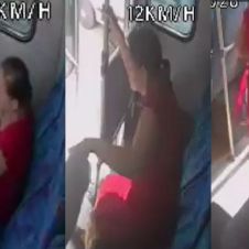 Señora hace sus necesidades a bordo de una ruta 1 en Cuernavaca