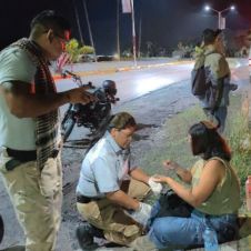 Joven motociclista se accidenta en Jojutla