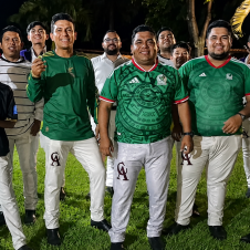 Banda de Jiutepec chinelos inauguracion Mundial 2026