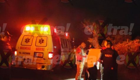 Motociclista sufre fuerte accidente en libramiento de Jojutla