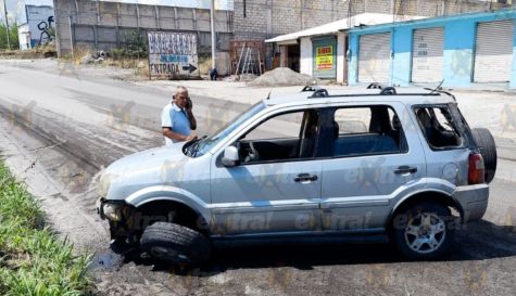 Percance vial en Cuautla