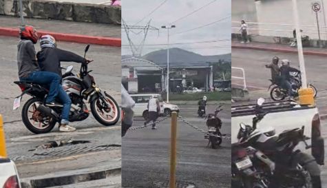 Motociclistas asaltan en supermercado y huyeron hacia Tezoyuca