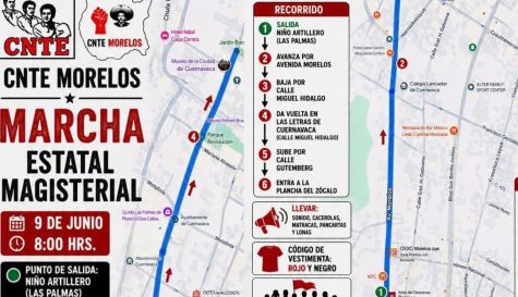 Marcha CNTE Cuernavaca
