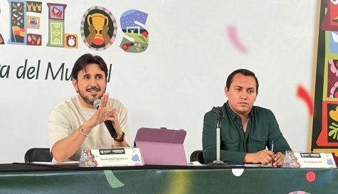 Daniel Altafi (izquierda), secretario de Turismo en Morelos, dio a conocer que ambas sedes cuentan con los permisos correspondientes para proyectar los encuentros de manera colectiva