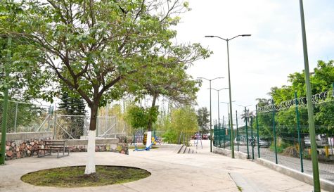Parque lineal en Ciudad Chapultepec, Cuernavaca.