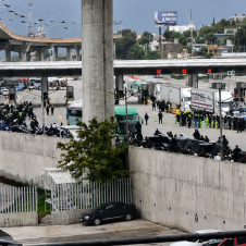 Caseta de Tlalpan hoy: Policías blindan la autopista México-Cuernavaca