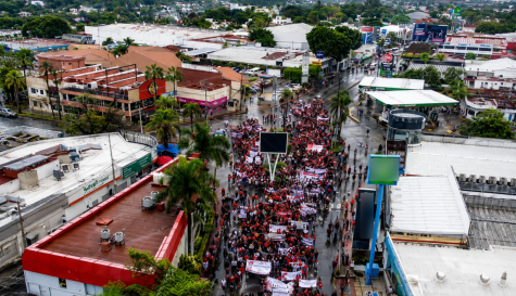 Bloqueo en avenida Morelos Sur: Maestros de la CNTE desquician Cuernavaca
