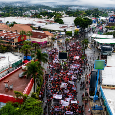 Bloqueo en avenida Morelos Sur: Maestros de la CNTE desquician Cuernavaca