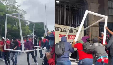 Es tensa la situación de los maestros de la CNTE en el primer cuadro de Cuernavaca