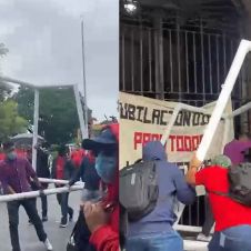 Es tensa la situación de los maestros de la CNTE en el primer cuadro de Cuernavaca