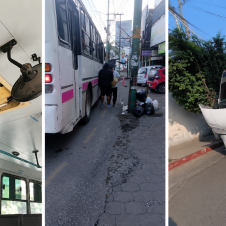 Denuncian fallas y peligro en unidades del transporte público en Cuernavaca