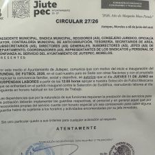 Una circular del Ayuntamiento avisa que los trabajadores podrán ausentarse el 11 de junio