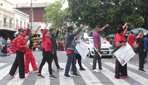 Maestros del CNTE colapsaron por horas el centro de Cuernavaca