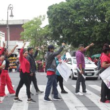 Maestros del CNTE colapsaron por horas el centro de Cuernavaca