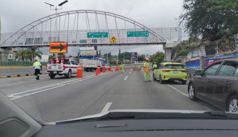 Cerrado el paso en el Paso Express Cuernavaca
