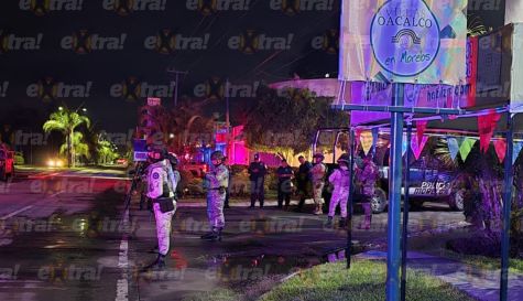 Dos heridos deja ataque armado en Oacalco