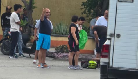 Se accidenta una motociclista en Zacatepec