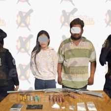 Agarran a pareja con armas y droga en el Oriente de Morelos