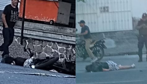 Patrulla embiste a una motociclista en la carretera Alpuyeca-Grutas
