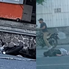 Patrulla embiste a una motociclista en la carretera Alpuyeca-Grutas