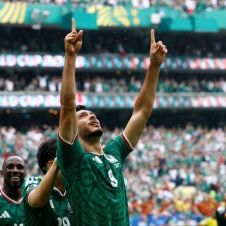 Raúl Jiménez: su primer gol en un Mundial