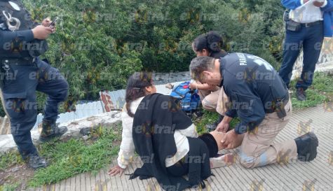 Abuelita atropellada en Hueyapan