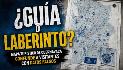 Mapa turístico de Cuernavaca tiene errores de ubicación oficiales