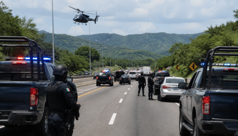 Movilización en la autopista La Pera-Cuautla por robo a banco hoy