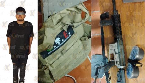 Sujeto detenido en Ayala con arma de alto poder