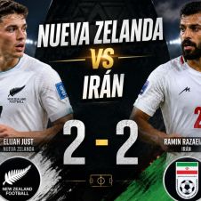 Nueva Zelanda e Irán empataron a 2 tantos Nueva Zelanda e Irán empataron a 2 tantos