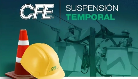 CFE anuncia suspensión temporal en más colonias y fraccionamientos en Morelos