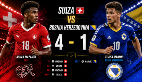 Suiza golea a Bosnia y está con un pie en la siguiente ronda