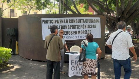 Frente Cívico prepara amparos por el aumento al transporte en Morelos