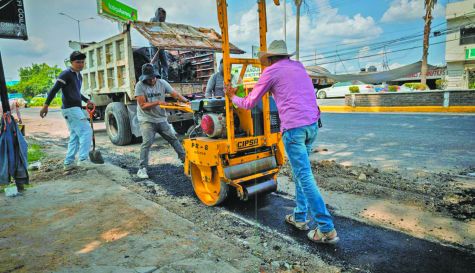 Bacheo en Temixco: reparan puente Panocheras y avenidas principales Bacheo en Temixco: reparan puente Panocheras y avenidas principales