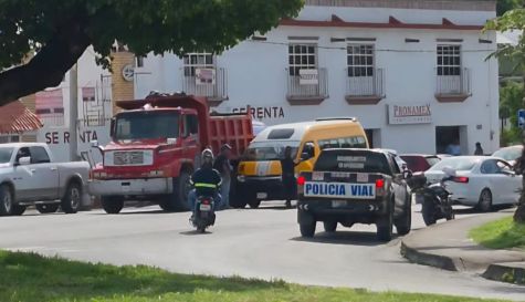 Se registra choque en Zacatepec