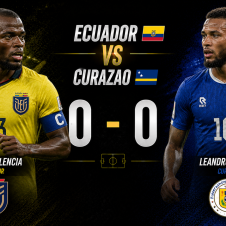 Ecuador no pudo y Curazao logra histórico punto