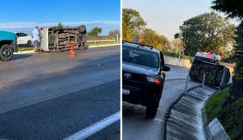 Accidentes provocan caos vial en la autopista México-Cuernavaca