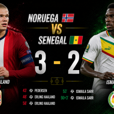 De la mano del "Androide" Haaland, Noruega consigue el pase a la siguiente ronda De la mano del "Androide" Haaland, Noruega consigue el pase a la siguiente ronda