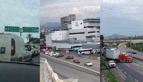 Bloqueos de AMOTAC provocan caos vial en Cuernavaca y accesos de Morelos