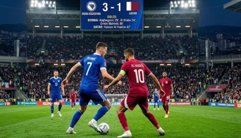 Bosnia ganó y se ilusiona con seguir avanzando