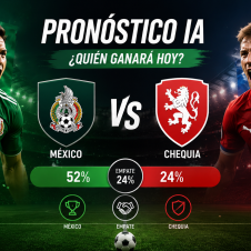 Pronóstico de la IA para el partido México vs Chequia hoy