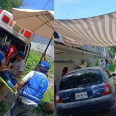 Una abuelita sufrió un grave accidente en su casa de Tequesquitengo